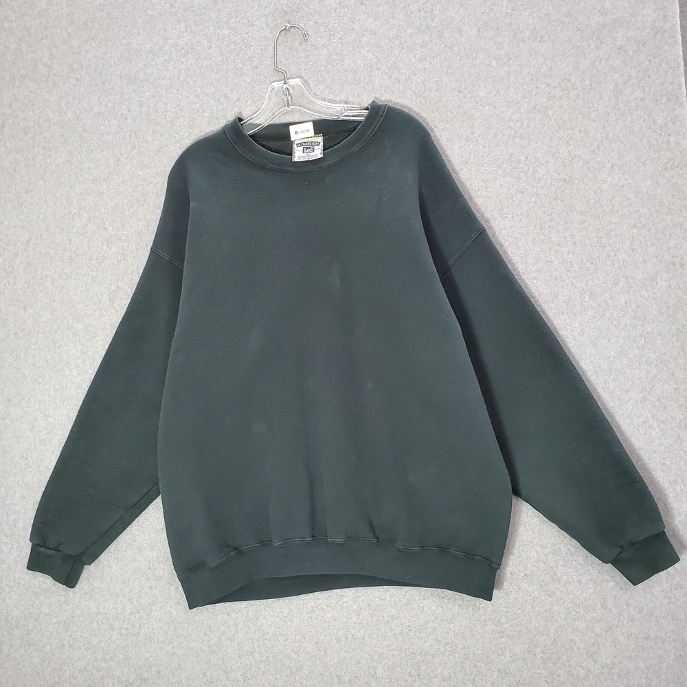 VINTAGE Lee Men Sweater‎ XL Gray Ultraweight Long Sleeve Crew Neck